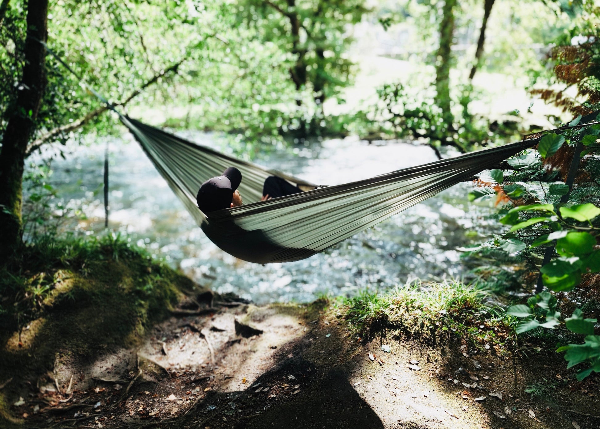 Saint and Spirit Astral Hammock Outdoor in a wild forest location in United Kingdom